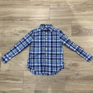 Ralph Lauren Plaid Button Down Boys Shirt